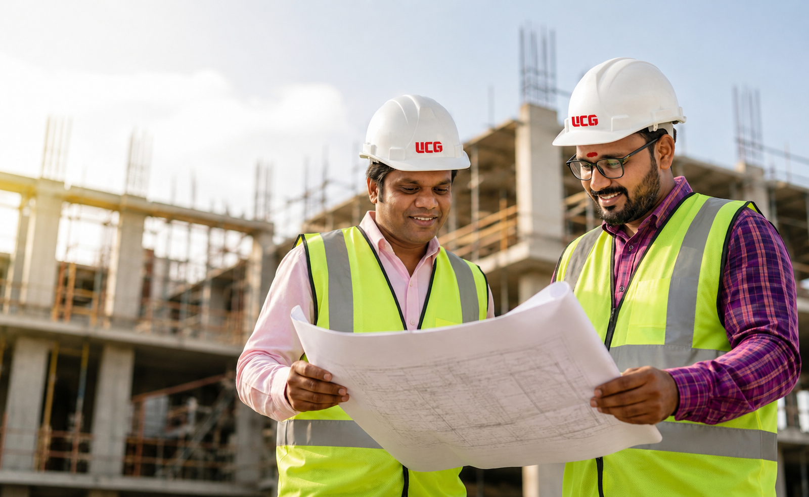 Engineers on site
